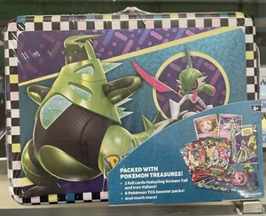 POKEMON TCG 2024 Collector Treasure Chest TIN SET 6 Packs + Foils NEW FREE SHIP - Picture 1 of 3