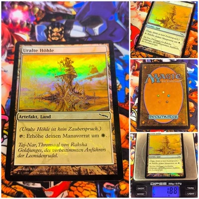 MTG Ancient Den 🇩🇪 ⚫ NM FOIL Magic TCG Mirrodin 2003 OG Vintage Land - Bild 1 von 4