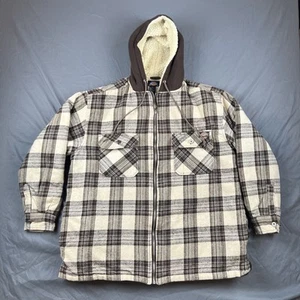 Dickies Brown Plaid Jacket Men’s Size XL - Picture 1 of 19