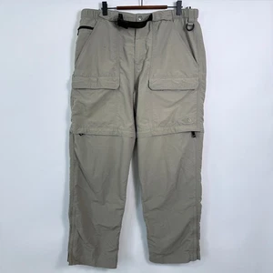 Pantalones cargo convertibles The North Face para hombre grandes beige con cinturón senderismo pesca - Imagen 1 de 13