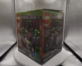 LEGO Minecraft Micro World Assembled Appears Complete With Box Steve And Creeper