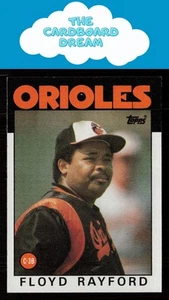 Floyd Rayford 1986 Topps #623 Baltimore Orioles Baseball Card - Picture 1 of 2