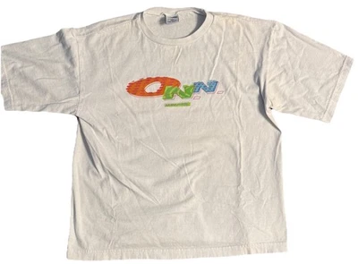 Camiseta blanca vintage Y2K niños Old Navy Network, talla L Foto 1 de 4