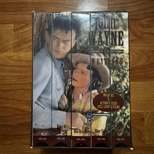 John Wayne - Westerns 5-Pack (VHS, 2000, 5-Tape Set) Brand New And Sealed - Picture 1 of 6