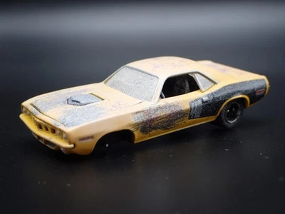 1971 71 Plymouth Cuda 440 1/1 Custom Barn Find 1:64 Scale Diecast Modello Auto - Immagine 1 di 4
