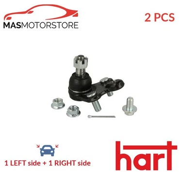SUSPENSION BALL JOINT PAIR FRONT HART 474 420 2PCS H NEW OE REPLACEMENT - Image 1 of 4