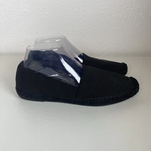Banana Republic nachhaltige schwarze Espadrille-Slipper flache Schuhe Größe 9 Damen - Bild 1 von 10