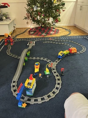 LEGO DUPLO 10508 DELUXE TRAIN SET Plus Additional Bricks, Track, And Train Cars - Image 1 of 4