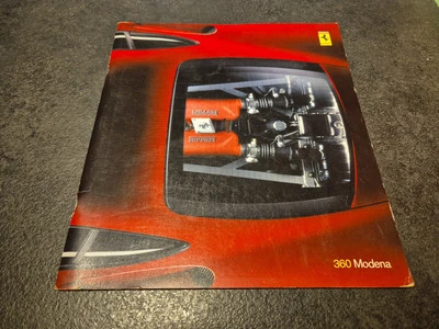 DEPLIANT BROCHURE FERRARI 360 MODENA ITALIANO ENGLISH  - Immagine 1 di 4