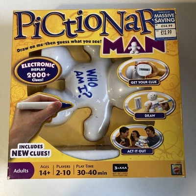 Pictionary Man - Mattel Games 2010 ~ Drawing Guessing Game 24 HOUR PRICE SLAM - Image 1 of 2
