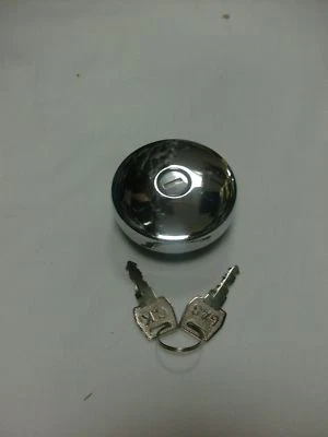 GAS CAP FORD THUNDERBIRD 1955 56 57 58 59 60 LOCKING GAS CAP CHROME - Image 1 of 2
