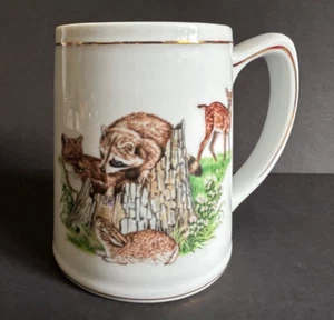 Southern Forest Families Southern Living Mug Deer Woodland Creatures 16 oz - Picture 1 of 12