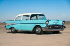1957 Chevrolet Bel Air/150/210  1957 Chevrolet Bel Air  66471 Miles Turquoise Coupe 283ci V8 200-4R Overdrive Au