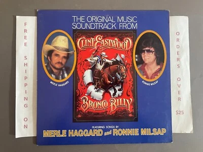 BRONCO BILLY ORIGINAL SOUNDTRACK LP MERLE HAGGARD RONNIE MILSAP CLINT EASTWOOD - Image 1 of 4