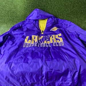 Los Angeles Lakers Full Zip Up Track Jacket size Large New - Picture 1 of 3