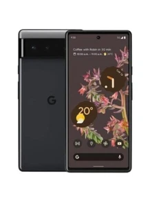 Google Pixel 6, 128GB, Black, Unlocked - Very Good Condition NEXT DAY🚚 - Afbeelding 1 van 4