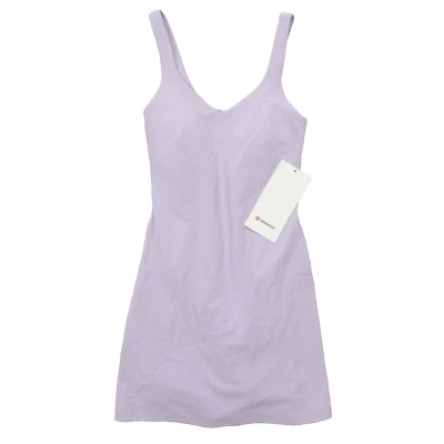 Спортивное платье Lululemon Align LILE сиреневый эфир фиолетовое размер 0 - Изображение 1 из 4