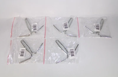 Ganchos para estante de olla doble AllPoints 280-1086, acero galvanizado (juego de 5) Foto 1 de 4