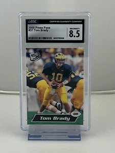 2000 Press Pass Tom Brady RC CGC 8.5 - Picture 1 of 2