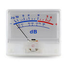 High-Precision Classic VU Meter Power Amplifier Display DB Level Header