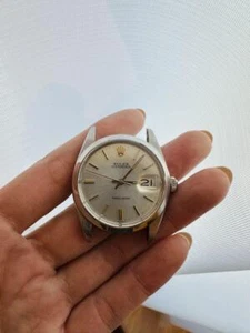 Rolex Oyster Date Ref.6694 1962 Vintage Silver Dial Hand Winding Wristwatch - Picture 1 of 4