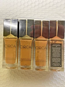 Lote de 4 bases líquidas Circa Beauty Color Balance ~ 08 bronceado natural 1 OZ - Imagen 1 de 3