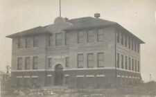 c1910 RPPC Postcard; Public School Building, Maywood NE Frontier County posted
