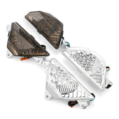 Luces LED de señalización de giro luces delanteras para KAWASAKI Ninja 300 250 400 650 1000 ZX6R Foto 1 de 4