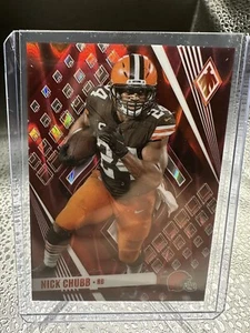 2023 Phoenix Nick Chubb Red Parallel Base 51/199 #49 BRAUN - Bild 1 von 2