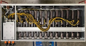 Complete Crypto Mining Rig - 12 Nvidia 90HX in an Octominer X12 Ultra - Open Box - Picture 1 of 7