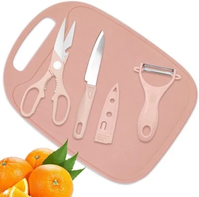 Mini Travel Cutting Board Set 4pc. Pink - Image 1 of 4
