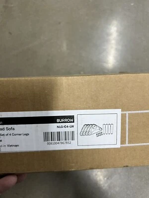 Burrow Nomad Sofa Corner Legs Set Of 2 Oak Finish  - Image 1 of 3