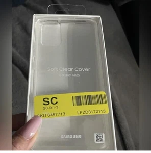 New Samsung soft clear cover galaxy A02S phone case - Zdjęcie 1 z 2