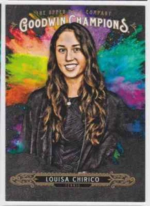 2018 UD GOODWIN CHAMPIONS SP SPLASH OF COLOR LOUISA CHIRICO #143 - Bild 1 von 2
