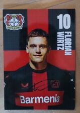 FLORIAN WIRTZ Autogramm Reprinted Fotokopie Bayer 04 Leverkusen 23/24