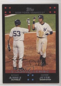 2007 Topps Classic Combo Bobby Abreu Derek Jeter #327 HOF