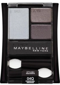 Maybelline Expert Wear Eyeshadow Quads, Charcoal Smokes 04Q, 0.17 oz - Picture 1 of 3