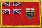 Aufnher Manitoba Fahne Flagge Aufbgler Patch 8 x 5 cm