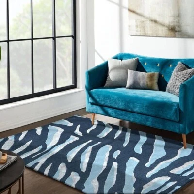 Rug  Hand-Tufted Wool Area Rug, Carpet, Premium Quality Handmade rug - Image 1 of 2