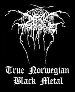 DARKTHRONE TRUE NORWEGIAN BLACK METAL 10CM X 10CM WOVEN SEW ON PATCH - Picture 1 of 7