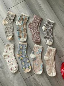 CALCETINES DE VERANO PARA MUJER, PAQUETE DE 8, NUEVOS, TALLA UK 4-8...VARIOS PATRONES - Imagen 1 de 1