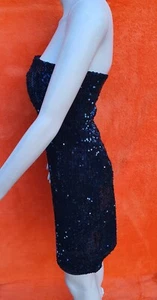 Paillettenkleid Sommer Strand Party Kleid Sexy Gr. M Figurbetont Eng Neu ( 1319) - Picture 1 of 6