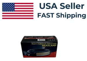 Stirnlampe wiederaufladbar, 230° breitstrahlende Kopflampe LED - Bild 1 von 3