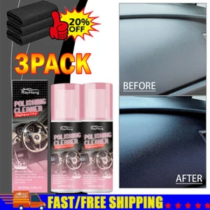 1-3Pcs Polishing Cleaner Cars Interior Car Interior Detailer & Cleaner 100ml☆ - Picture 1 of 23