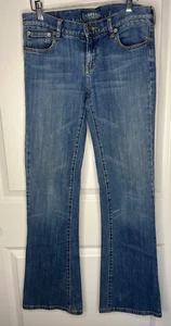 Pantalones de mezclilla Roxy Original Surf Brand, talla 3, lavado medio, corte bota - Imagen 1 de 9