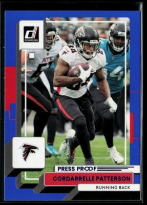 2022 Donruss Blue Press Proof #229 Cordarrelle Patterson - Image 1 of 2