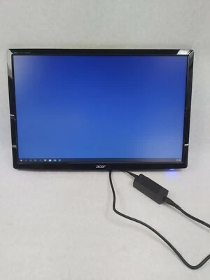 Acer V225WL 22" LCD LED Backlit Widescreen 1680x1050 16:10 5ms Monitor Grade B - Image 1 of 4