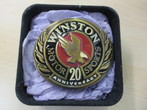 NASCAR Winston Motorsports 20th Anniversary Belt Buckle HENDRICK SPORTSWEAR, NEW Cover