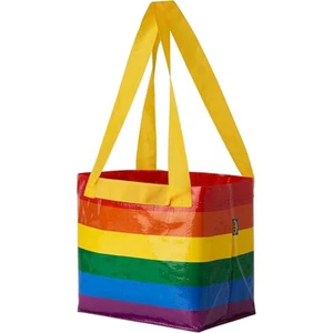 2 x IKEA STORSTOMMA, kleine Regenbogentasche, Einkaufen VERSANDKOSTENFREI - Bild 1 von 1