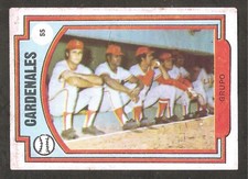 Dwight Evans RC 1972 Venezuelan Winter League Sticker #55 Very Rare *Set Break